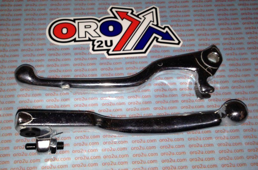 LEVER BLADE SET 97-99 GAS GAS, DIA CAST ALUMINIUM SILVER, MX-08493 thumbnail 4