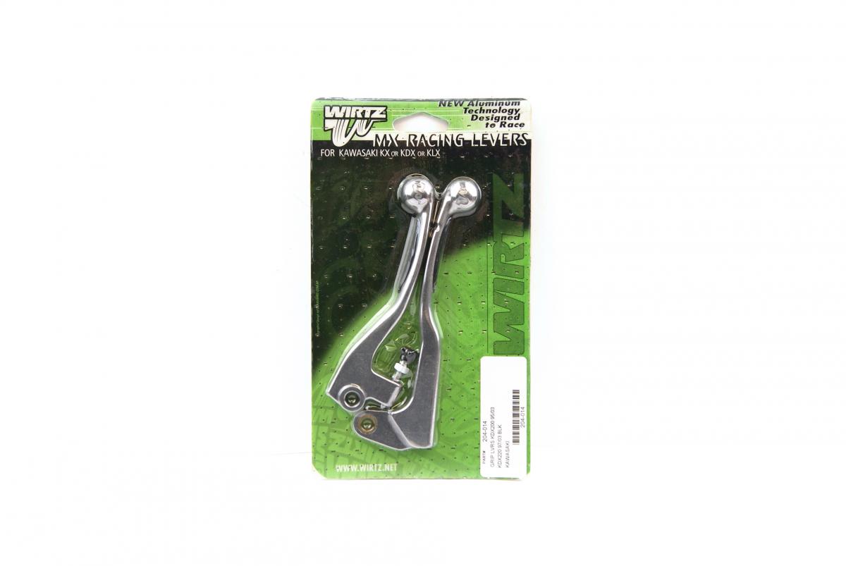 LEVER BLADE SET GRIP BLACK KX, WIRTZ 204-014 CLTUCH & BRAKE image 1