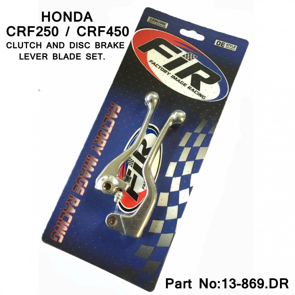 LEVER BLADE SET 07-17 CRF450, DIE CAST ALUMINIUM thumbnail 2