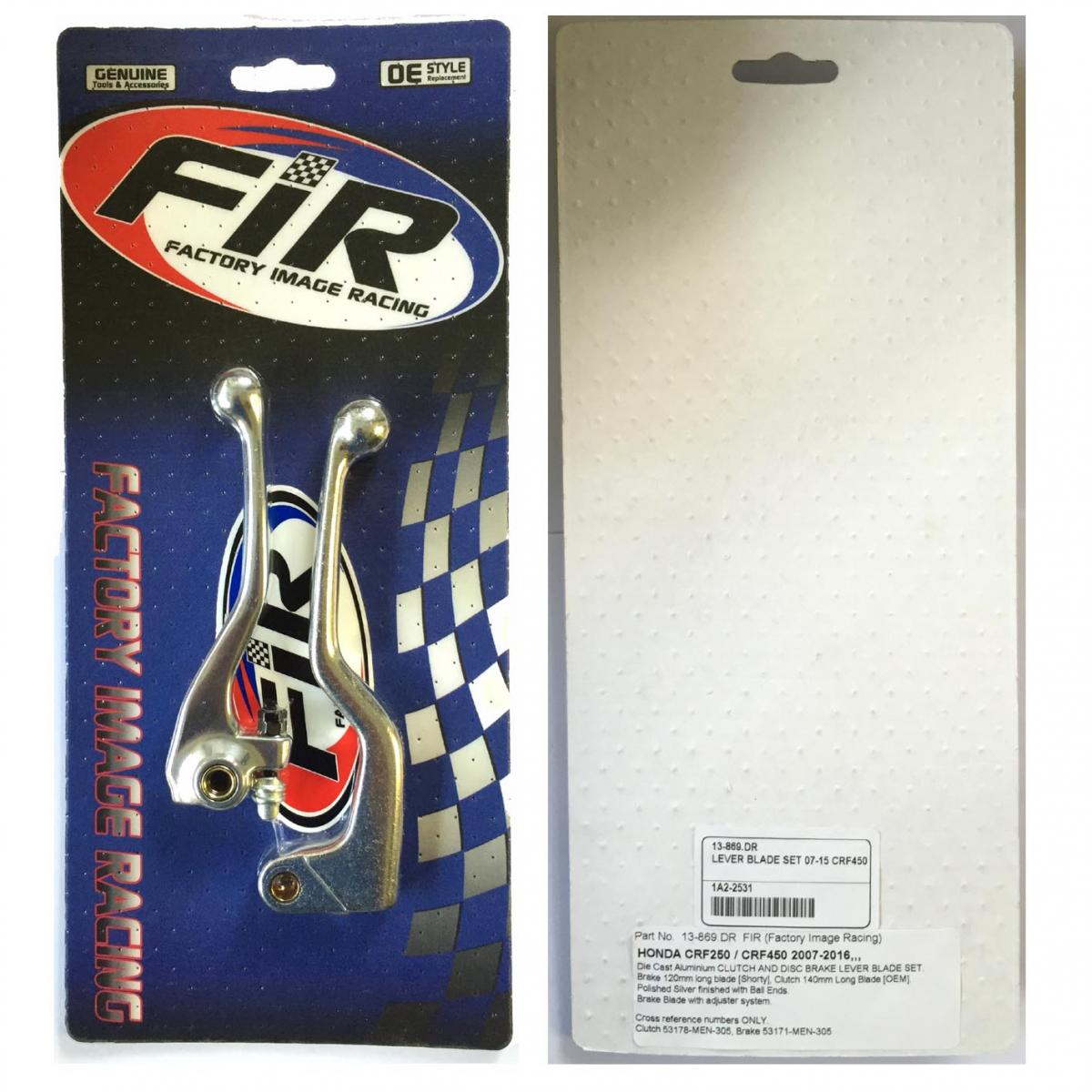 LEVER BLADE SET 07-17 CRF450, DIE CAST ALUMINIUM thumbnail 3