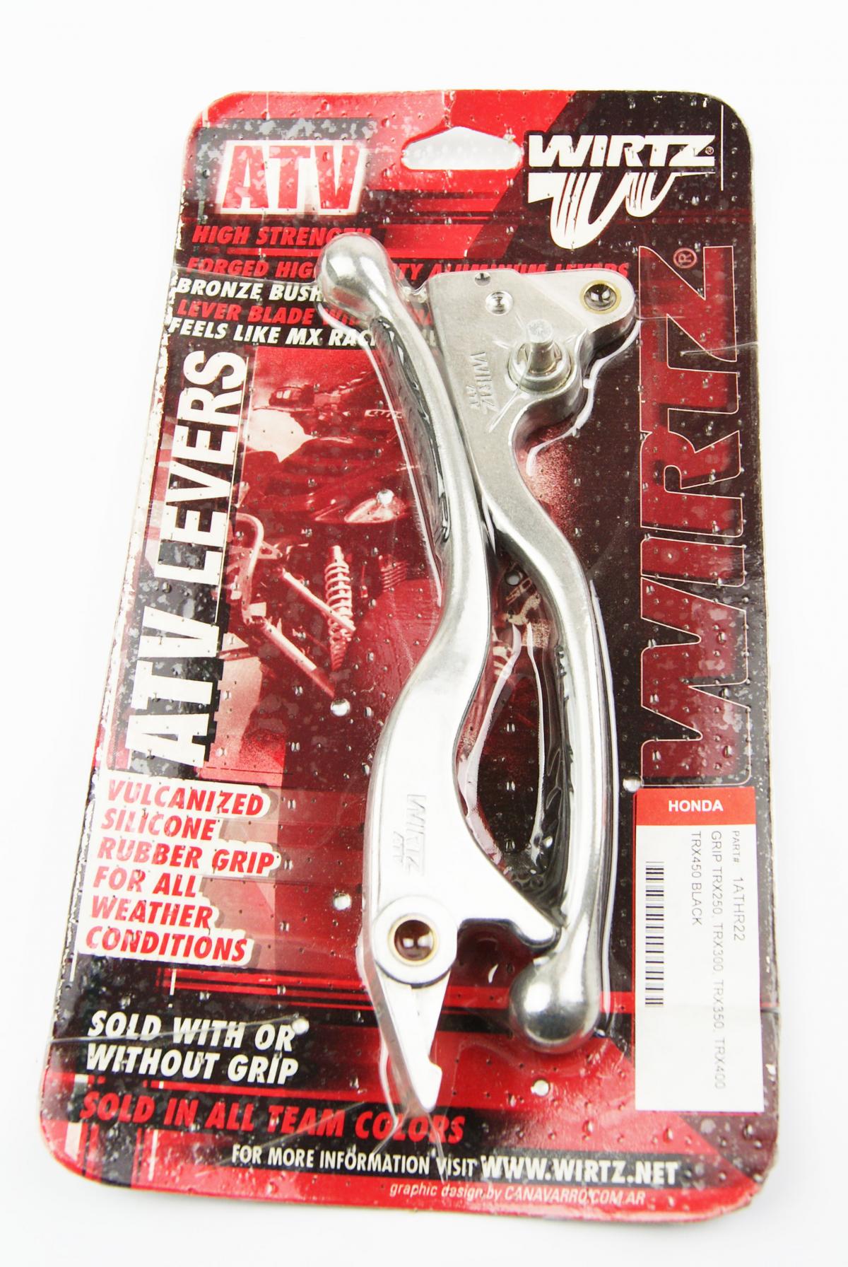WIRTZ LEVER SET GRIP BLK. image 1