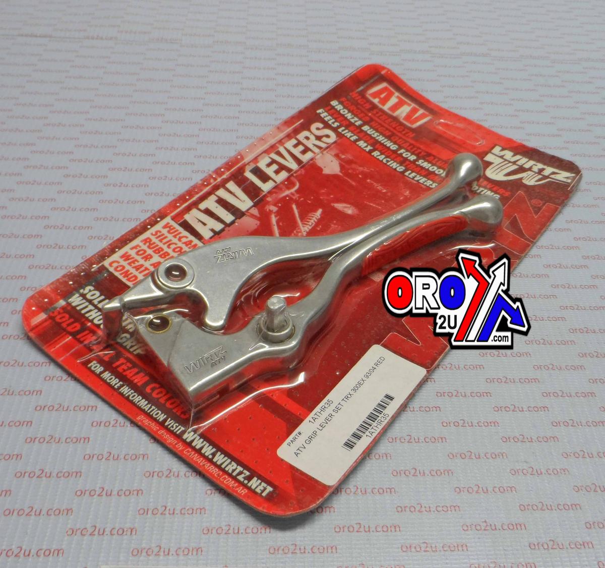 WIRTZ LEVER SET GRIP RED thumbnail 2