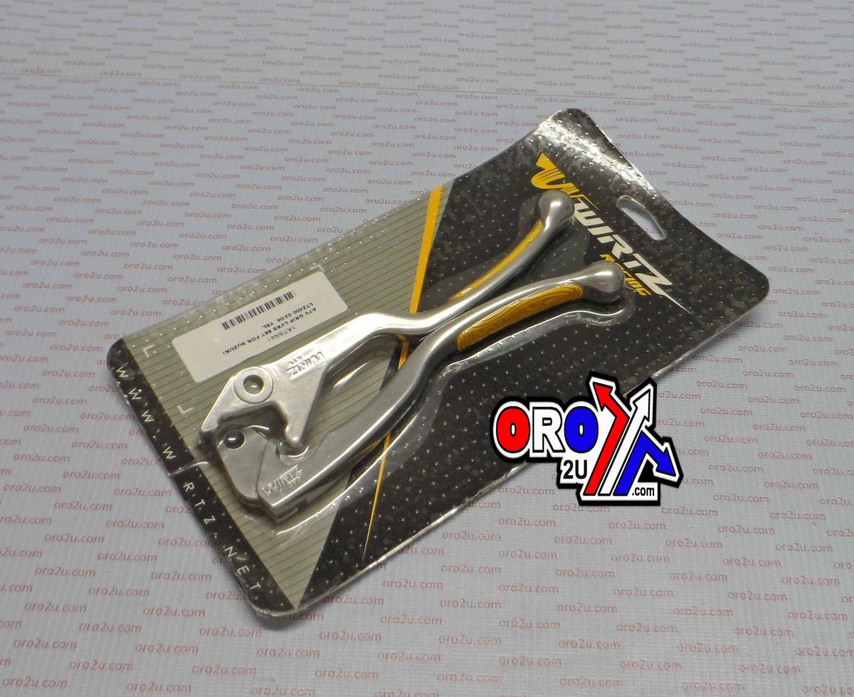 WIRTZ LEVER SET GRIP YELL, LTZ400,KLX400 image 1