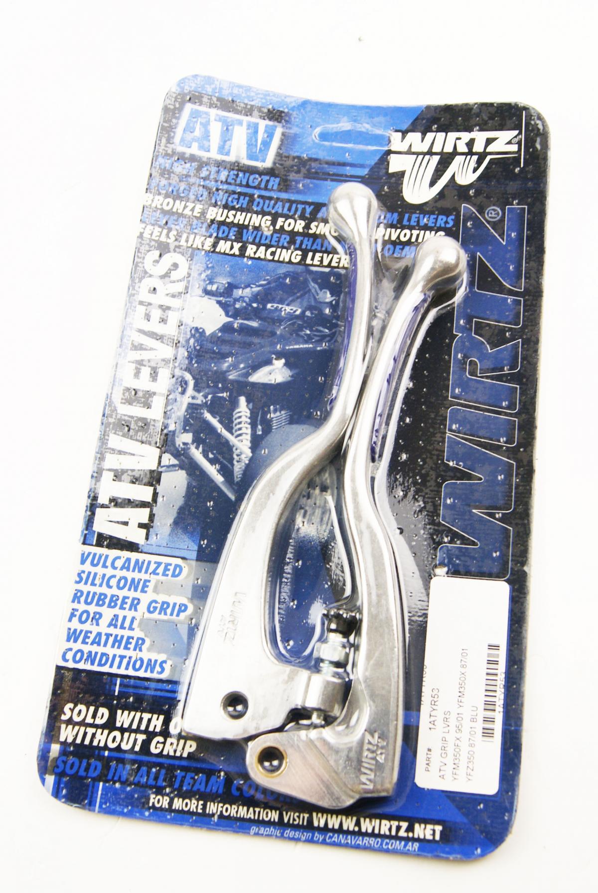 WIRTZ LEVER SET GRIP BLUE image 1