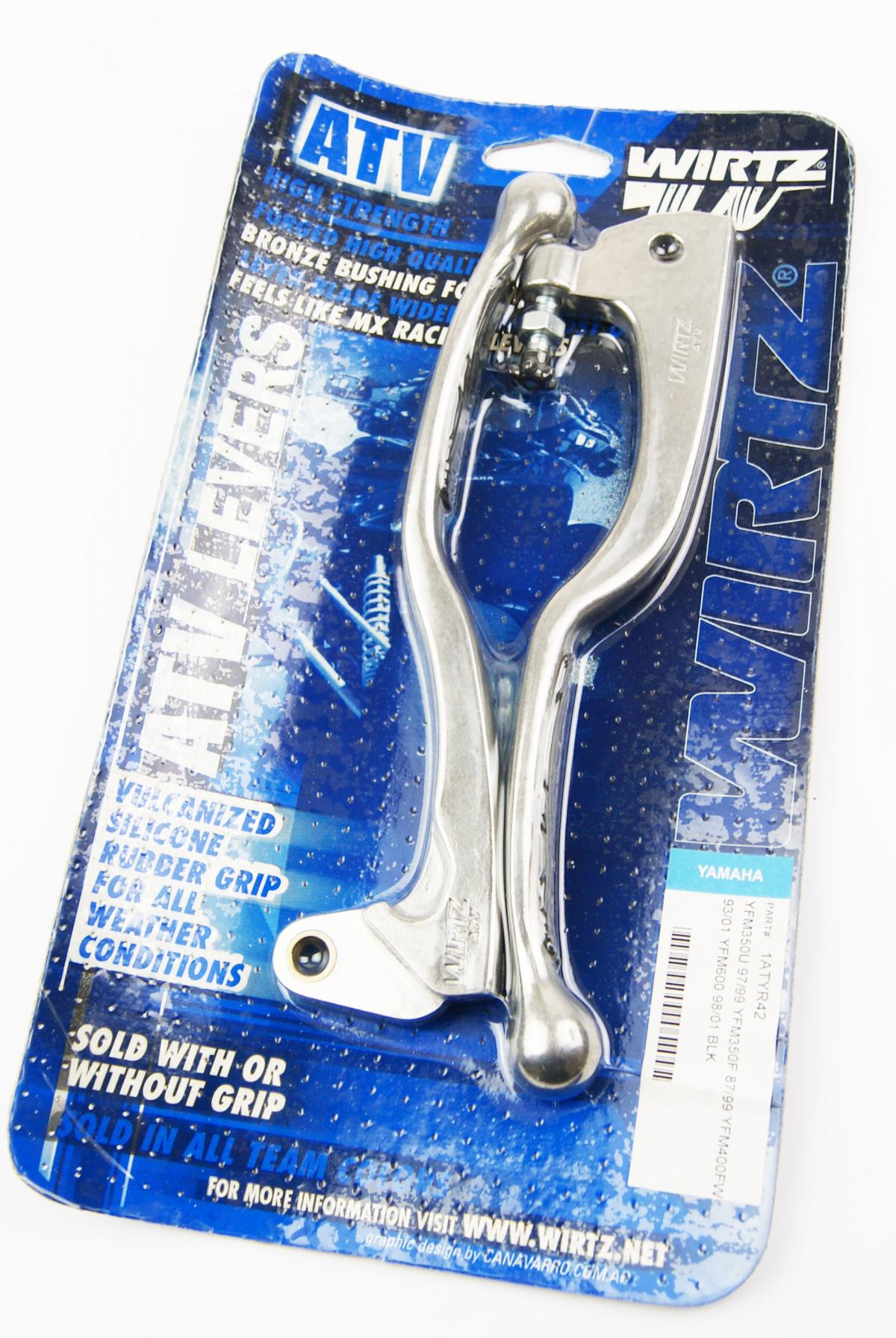 WIRTZ ATV LEVER SET GRIP BLK thumbnail 2