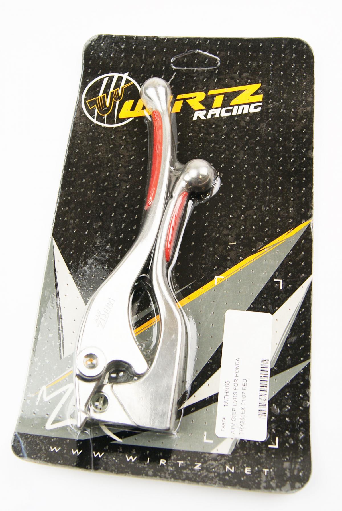WIRTZ LEVER SET GRIP RED image 1