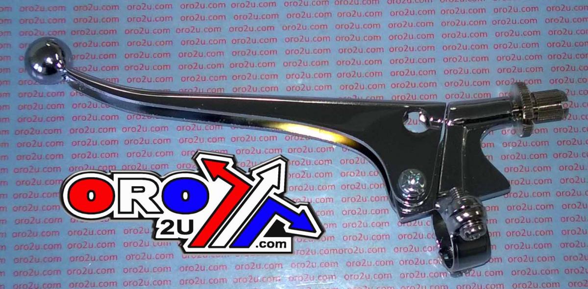 STEEL LEVER CLUTCH CHROME, DOHERTY STYLE Classic Motorcycle Clutch Lever / EACH thumbnail 2