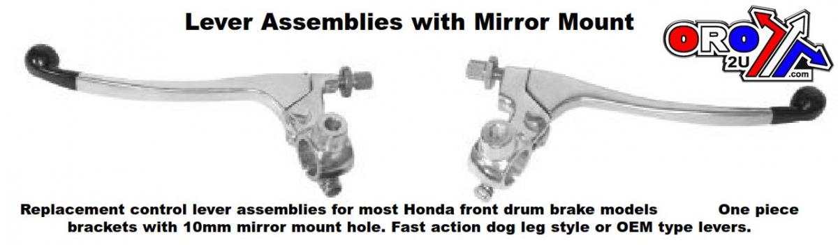 LEVER SET W / M10 MIRROR MOUNT, OEM BLADES, MC-08795 thumbnail 3