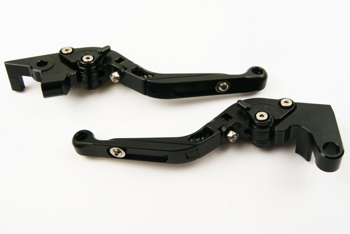LEVER SET ADJ LENGTH YAMAHA, ROAD, SIFAM, KL28N, CNC ANODIZED LEVER BLADE SET WITH ADJUSTABLE LENGTH image 1