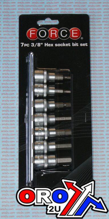 7PC HEX.KEY 3/8 DRIVE SET thumbnail 2