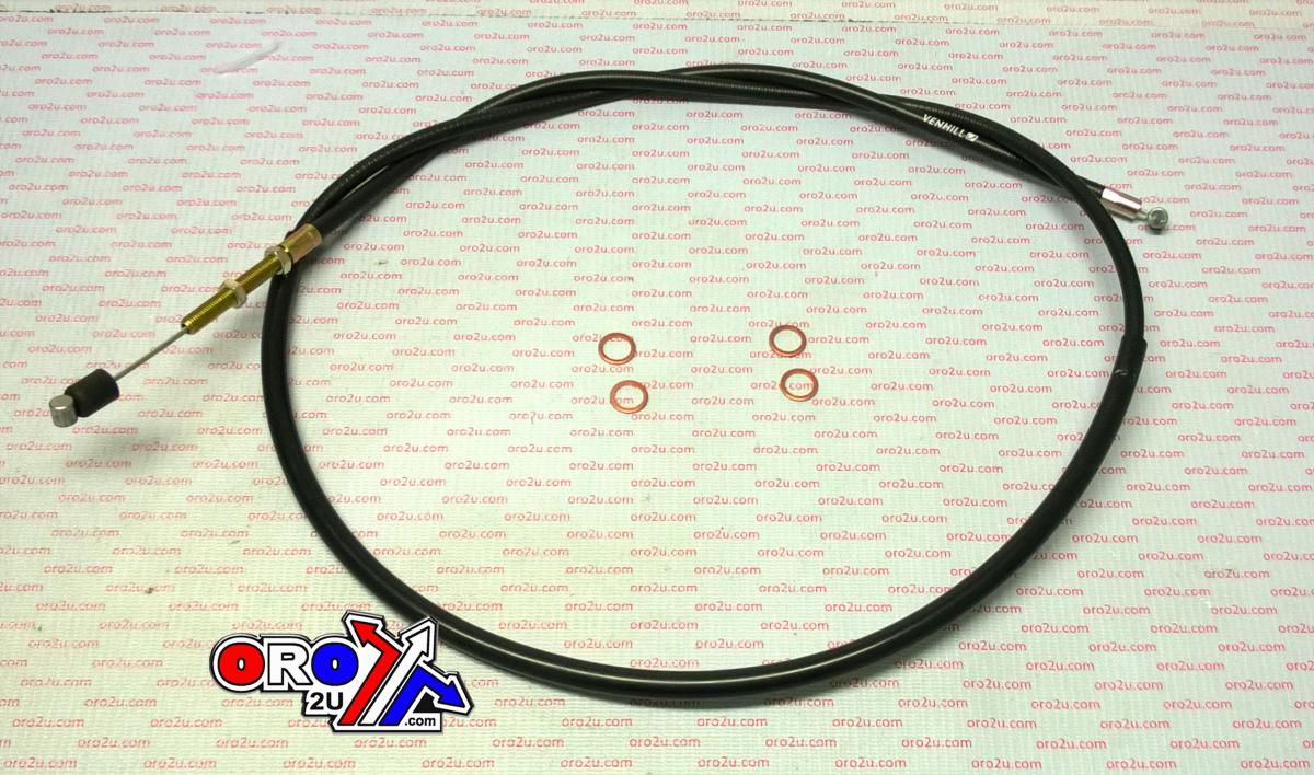 CABLE FRONT BRAKE CR250 81, VENHILL H02-1-012 BLACK HONDA, 45450-KA4-000 thumbnail 3
