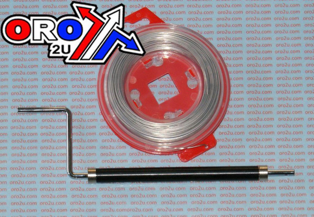 SAFETY LOCK GRIP WIRE 30m STAINLESS STEEL WITH WINDING TENSION HANDLE TOOL thumbnail 3