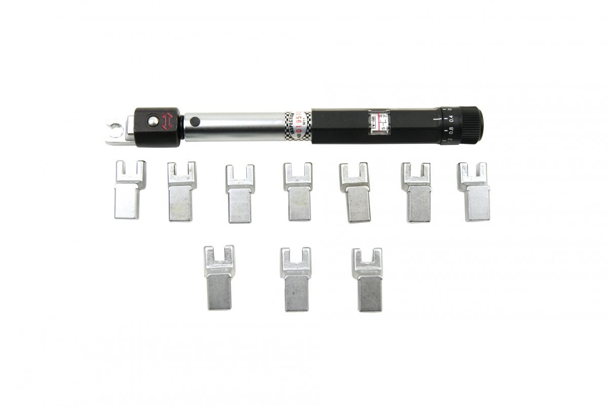 SPOKE ADJUSTABLE TORQUE WRENCH SET - 9 PIECES WITH CASE thumbnail 2