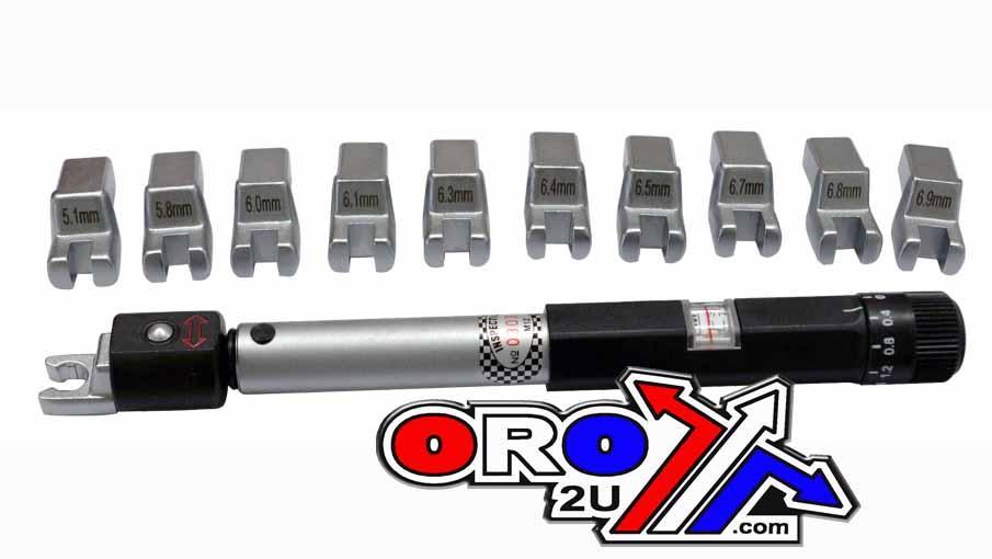 SPOKE ADJUSTABLE TORQUE WRENCH SET - 9 PIECES WITH CASE thumbnail 4