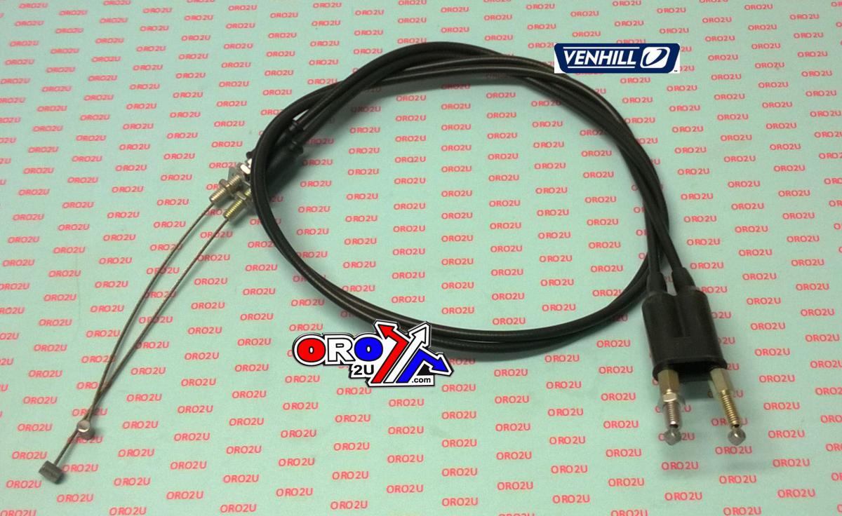 CABLE THROTTLE 14-16 CRF450R, VENHILL H02-4-070-BK image 1