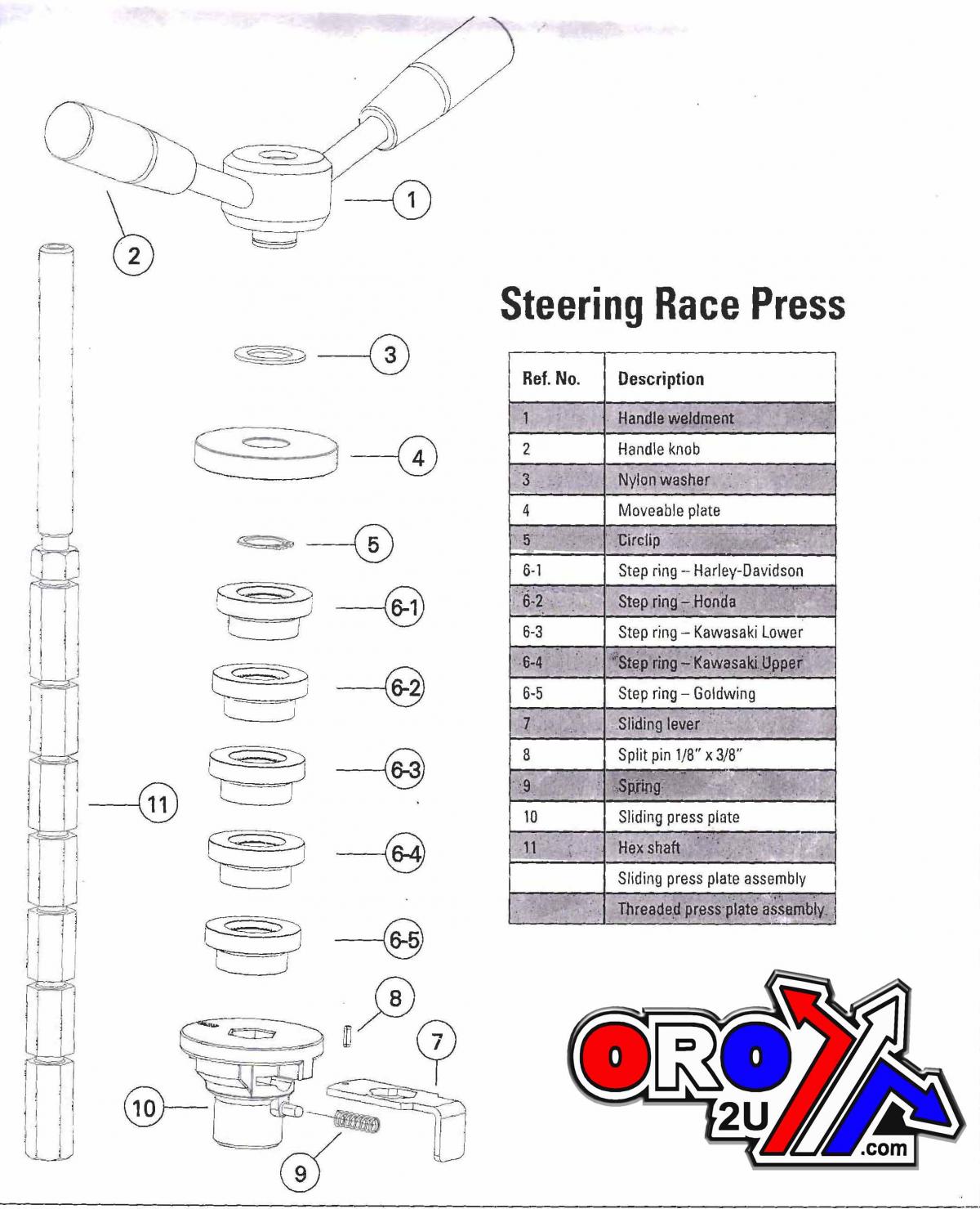 CUP PRESS TOOL SET/5 SIZES, 5 DIFFERENT SIZES, UP-12437, MK-0355, PT-M2 thumbnail 3