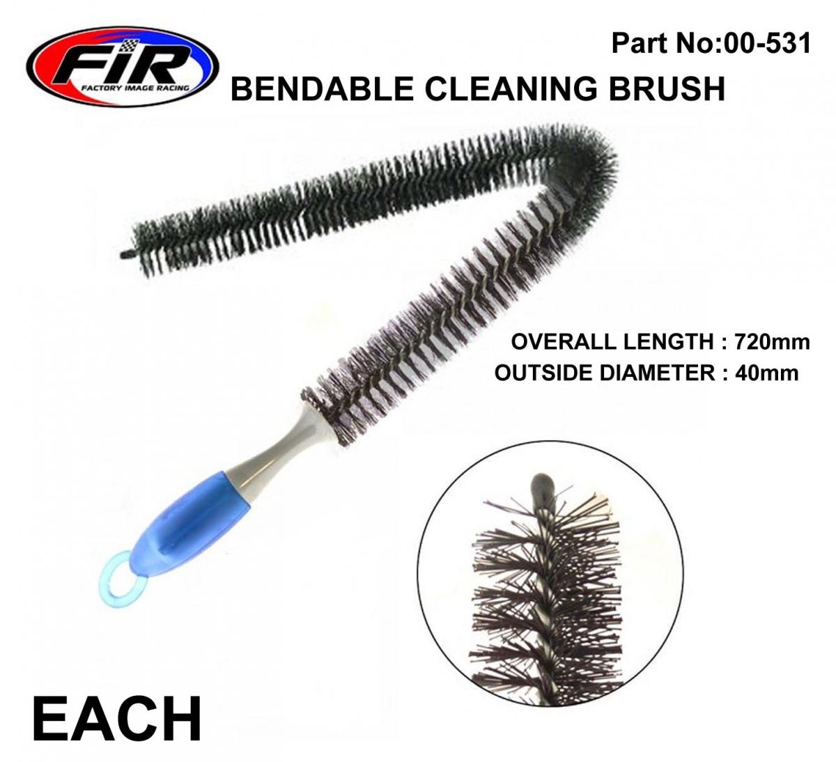 FORK & EXHAUST CLEANING BRUSH LONG REACH FLEXIBLE BRUSH 28'' thumbnail 2