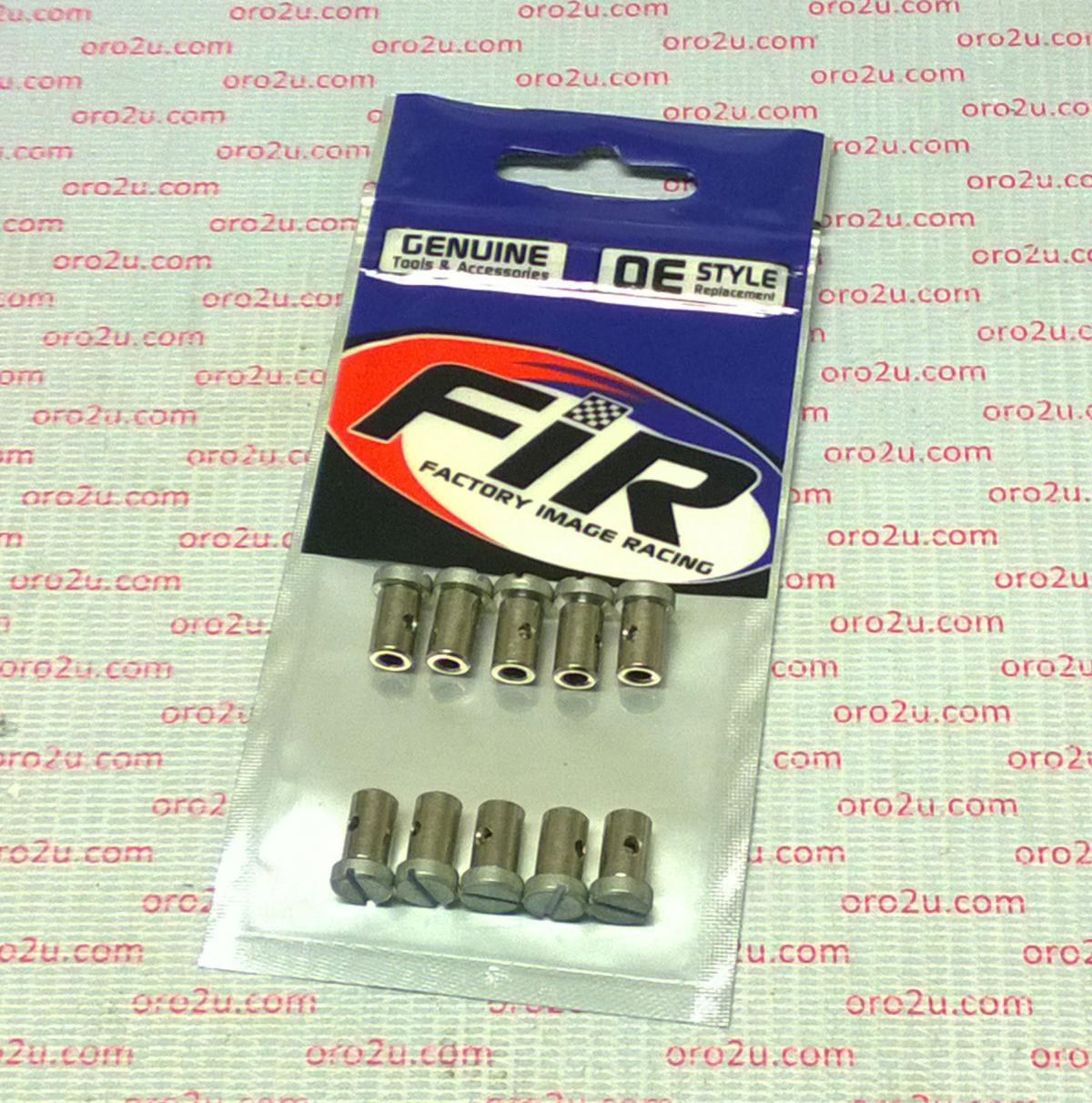 SOLDERLESS BARREL NIPPLE 6mm DIA x 8mm - PACK OF 10 thumbnail 2