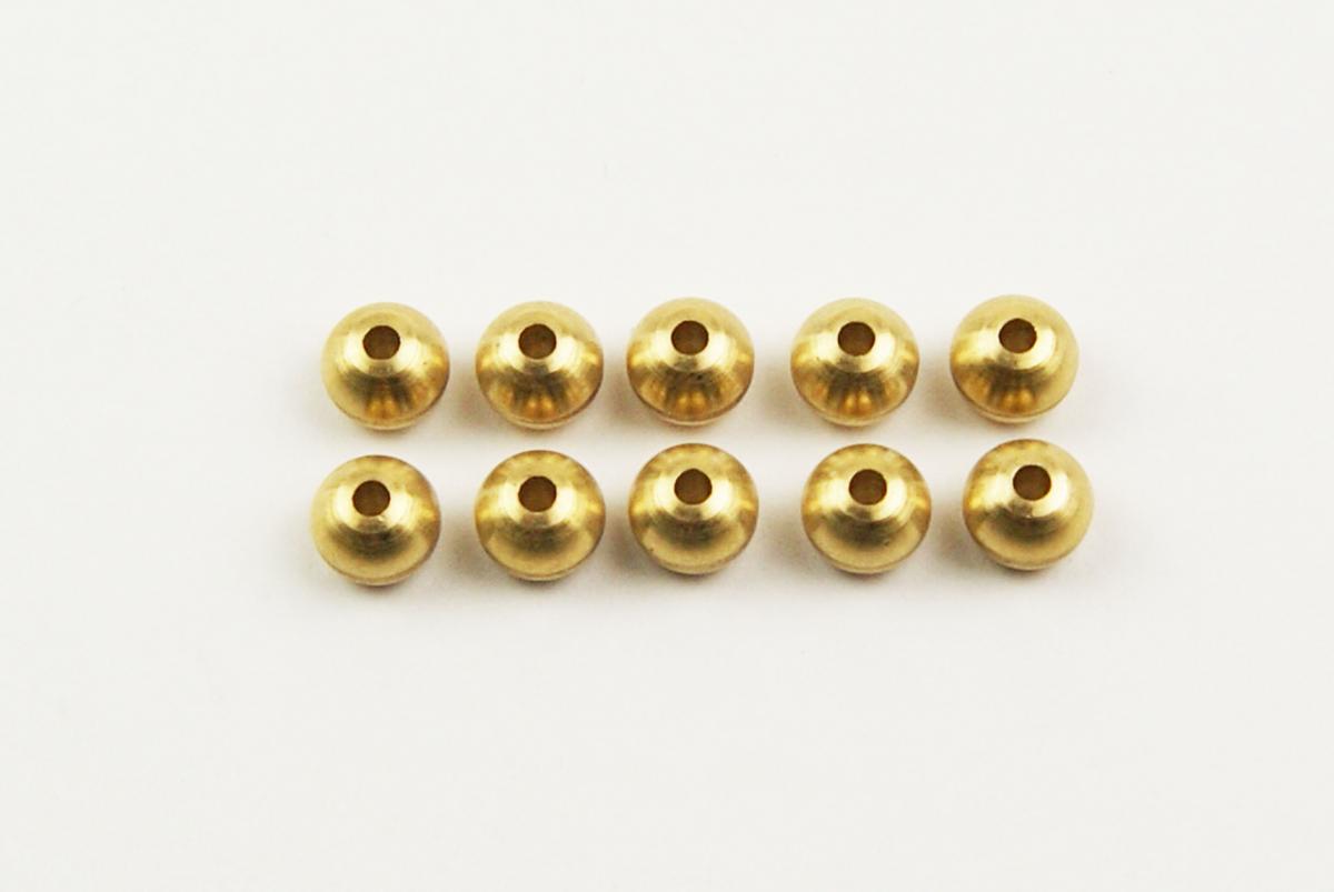 NIPPLE ROUND 5.5mm X Hole 1.5 PK10 image 1