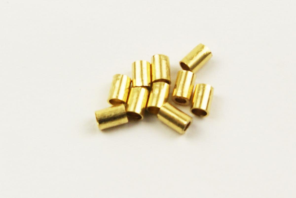 NIPPLE CARB END SOLDER TYPE 3mm x 4mm BRASS (PACK OF 10) image 1