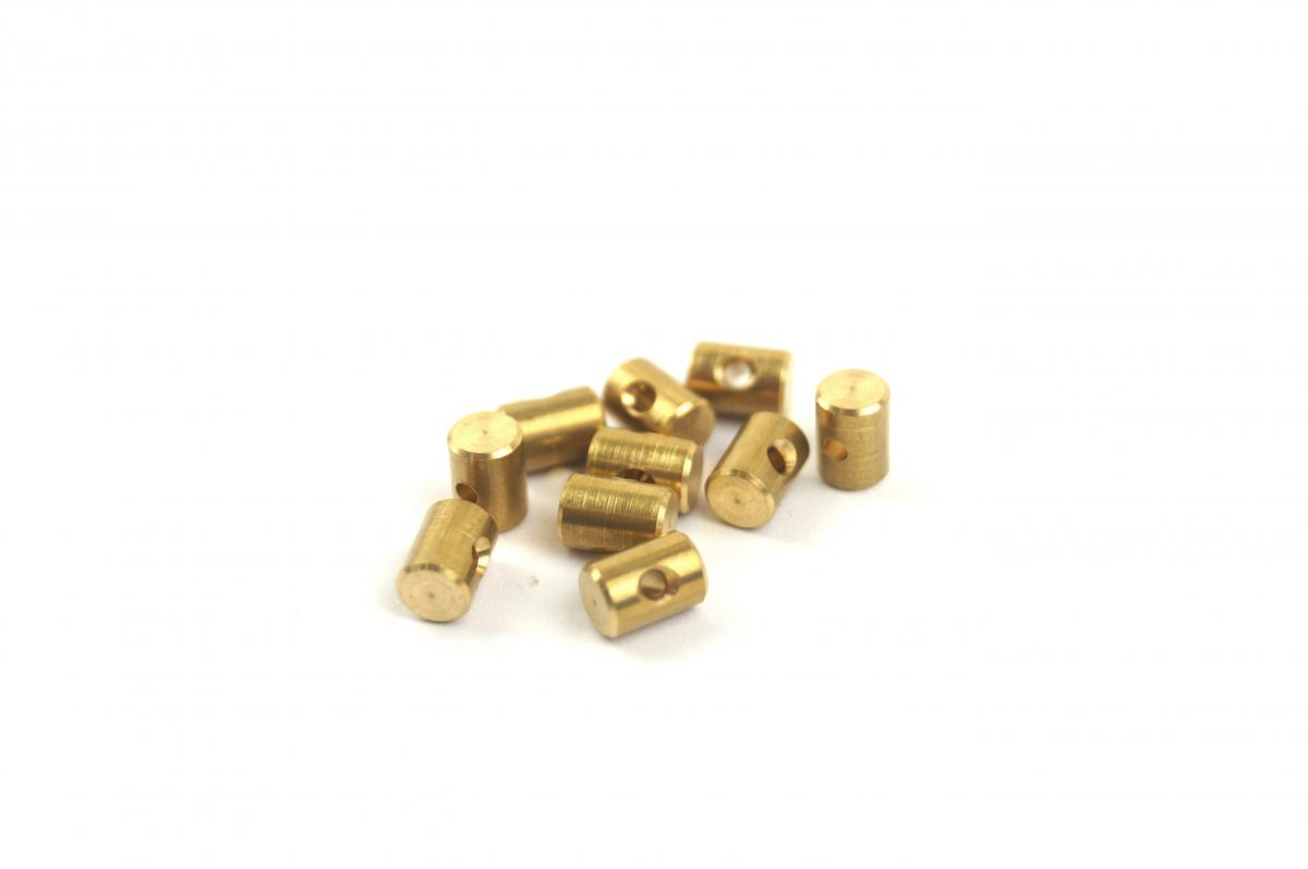 NIPPLE 5x7x1.6 BARREL BRASS PK10 image 1