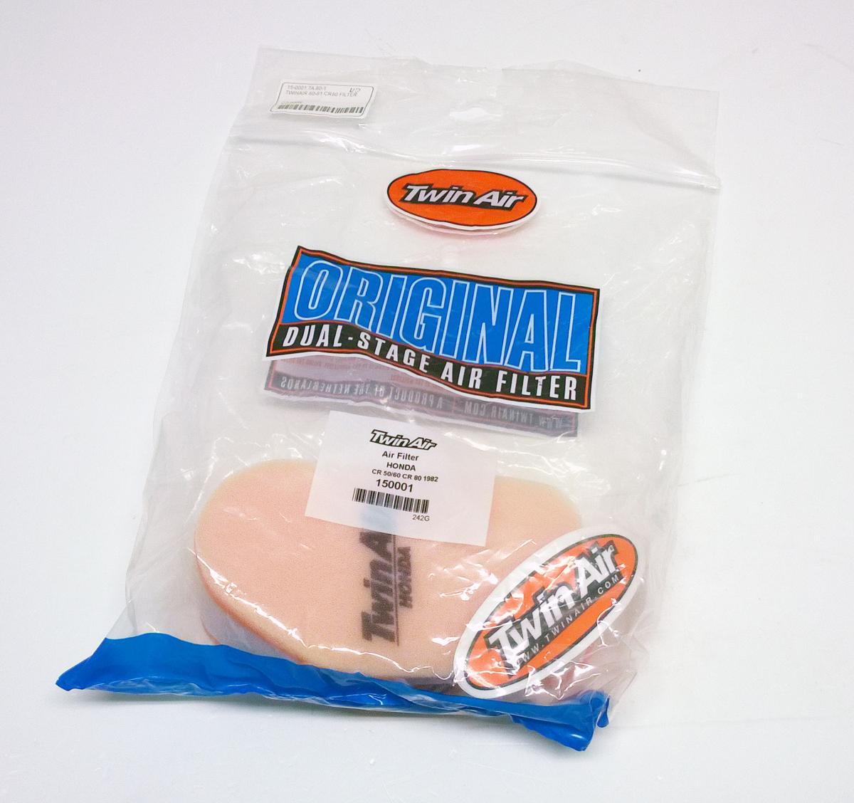 AIR FILTER CR80 82-83 CR50 60, TWINAIR 150001 HONDA CR80 thumbnail 3