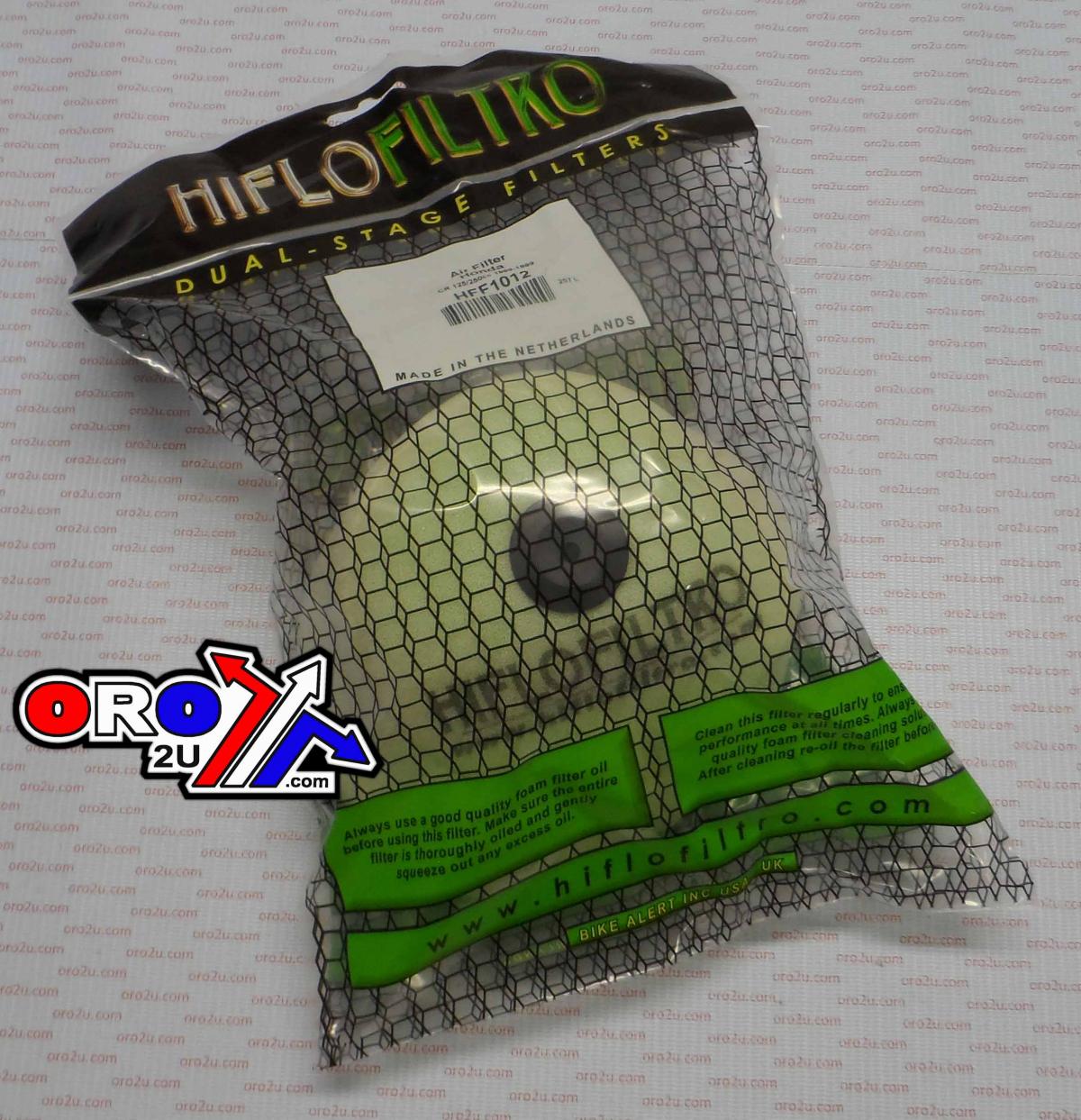 AIR FILTER HONDA CR, HIFLO HFF1012 HONDA MX thumbnail 3