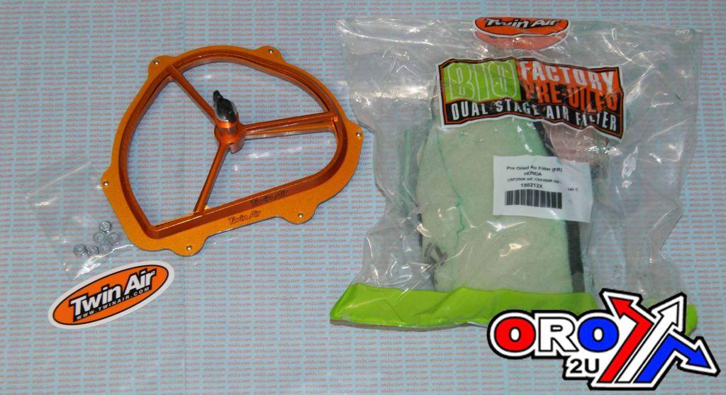 AIR FILTER 04-08 CRF250 450X, TWINAIR 150213C POWERFLOW thumbnail 2