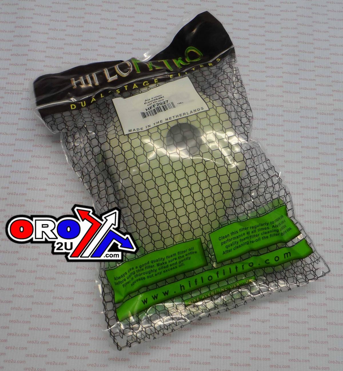 AIR FILTER KX450F 2016-18, HIFLO HFF2027 KAWASAKI thumbnail 3