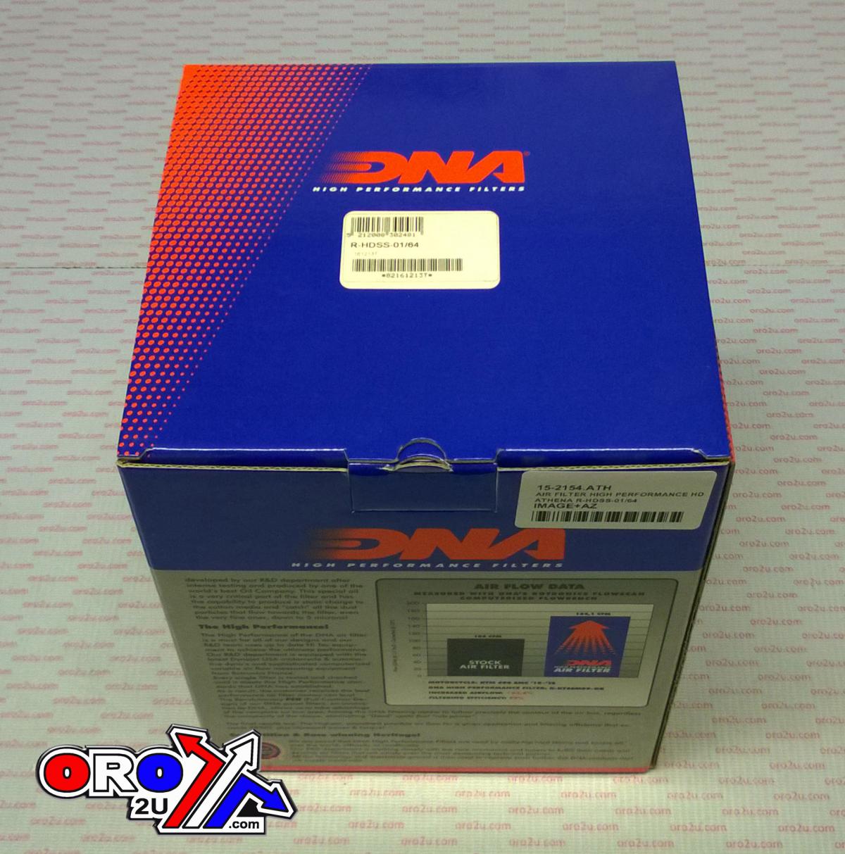 AIR FILTER HIGH PERFORMANCE HD, ATHENA R-HDSS-01/64 DNA, ROAD thumbnail 2