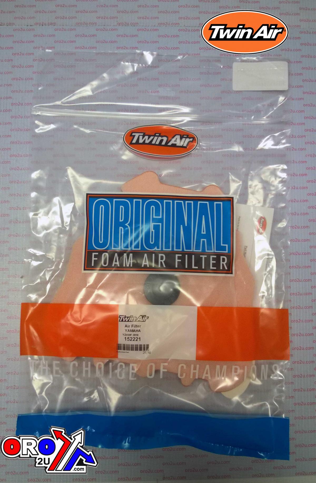 AIR FILTER YZ450F 2018-19, YZ250F 2019, TWINAIR 152221 thumbnail 4