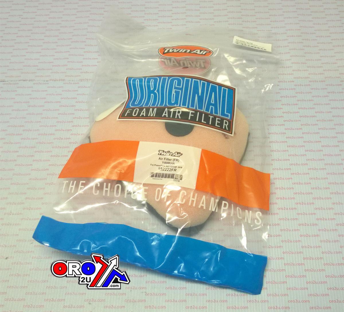 AIR FILTER YZF450 2018, TWINAIR FILTER FOR P/FLO KIT, TWINAIR 152222FR thumbnail 3