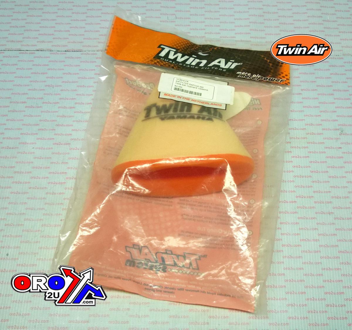 AIR FILTER RAPTOR 660, TWIN AIR 152916FR YAMAHA thumbnail 3
