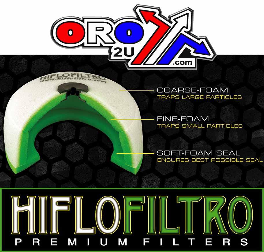 AIR FILTER 2001-2010 DRZ250, HIFLO HFF3017 SUZUKI thumbnail 2