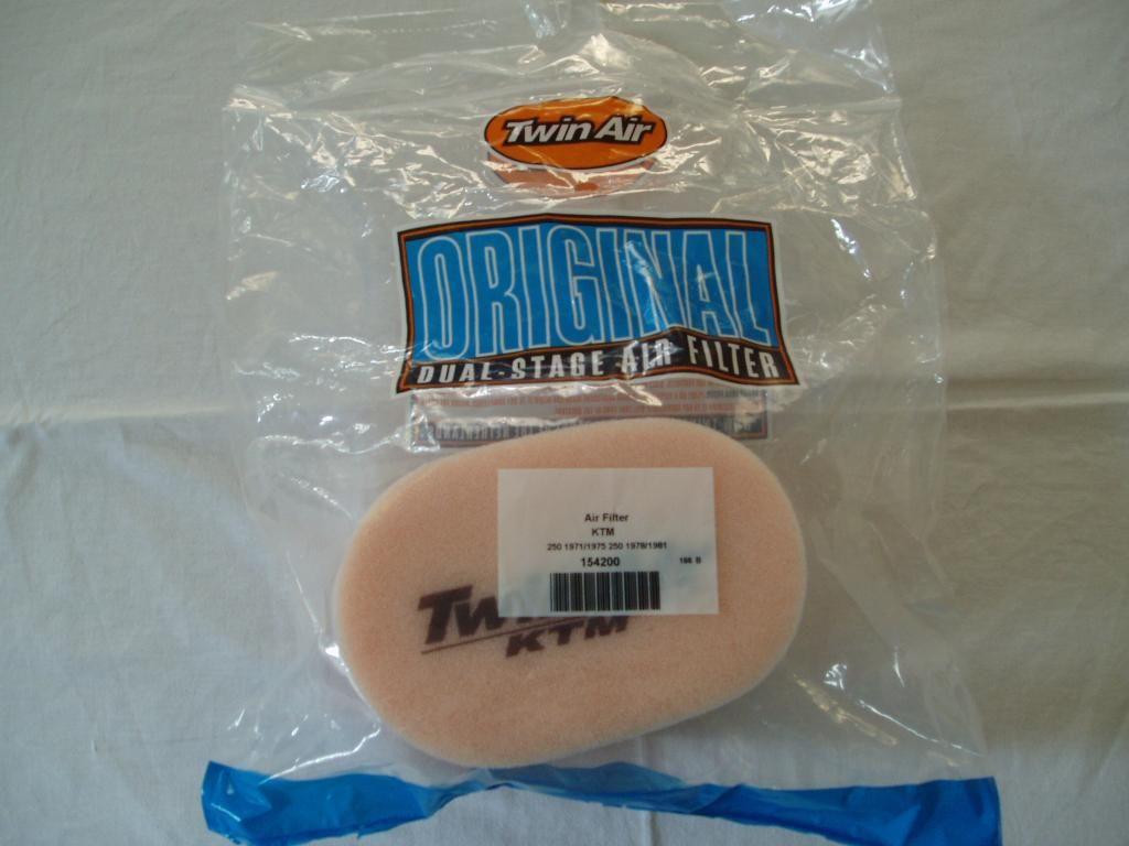 AIR FILTER KTM250 1971-, TWINAIR 154200 image 1
