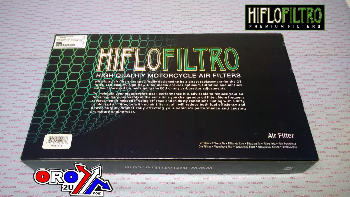 AIR FILTER HON XL700 Transalp, HIFLO HFA1714 17210-MFF-D00 thumbnail 4