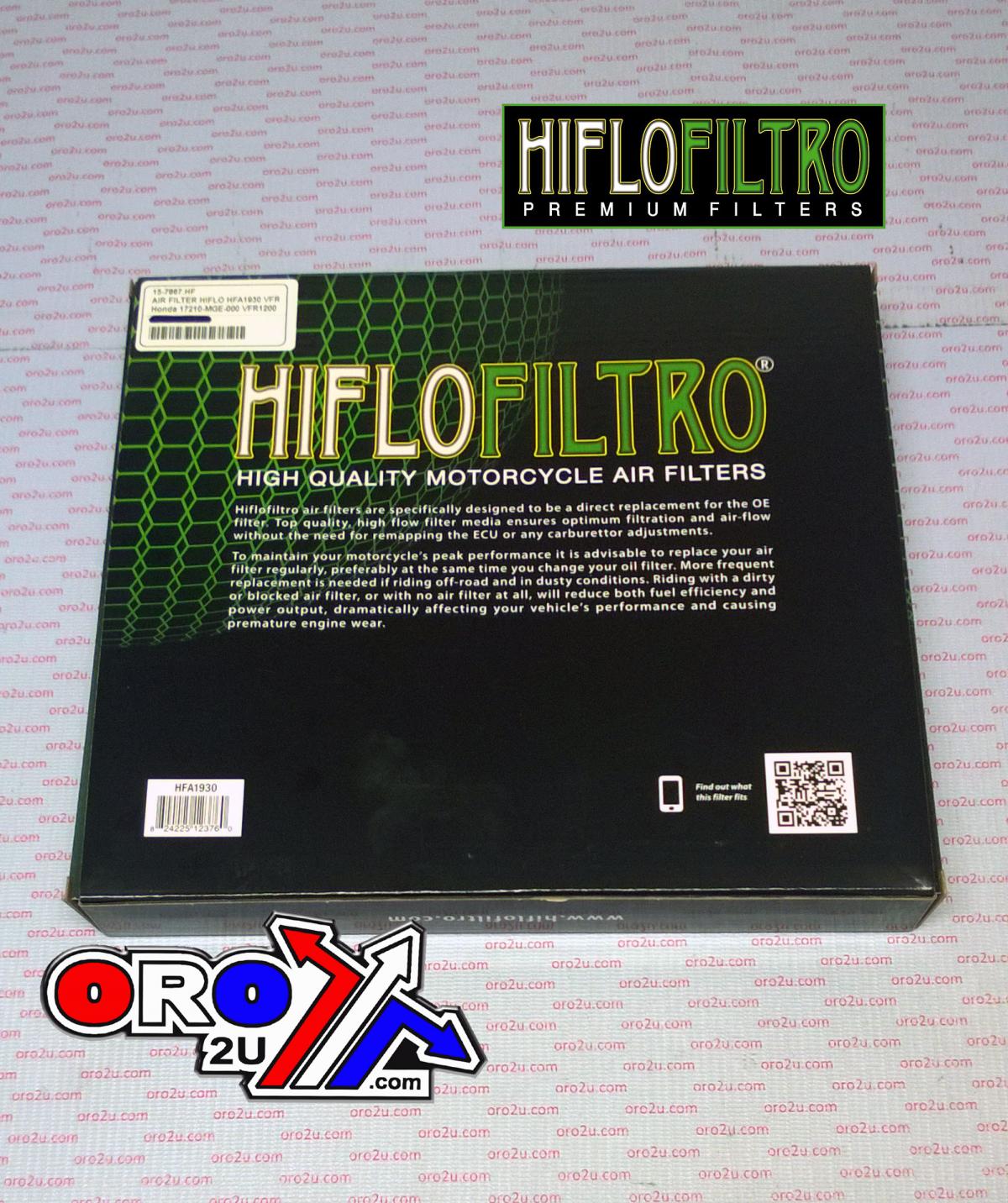 AIR FILTER HIFLO HFA1930 VFR, Honda 17210-MGE-000 VFR1200 thumbnail 3