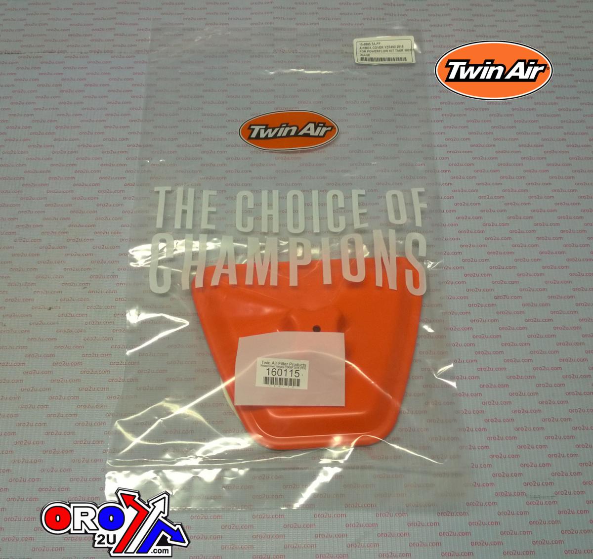 AIRBOX COVER YZ450F 2018-19, YZ250F 2019, FOR POWERFLOW KIT T/AIR 160115 thumbnail 2