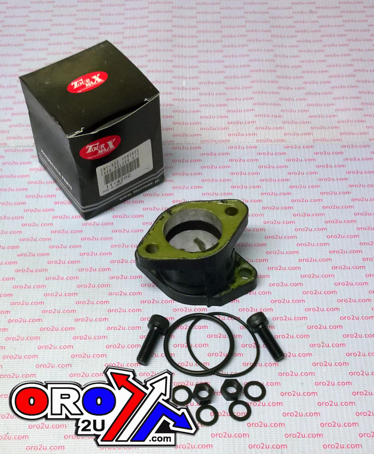 FLANGE INTAKE 1UY-13586-02-00, Carburetor Rubber YAM YFM350, K&L 11-4202 Made in Japan. thumbnail 2
