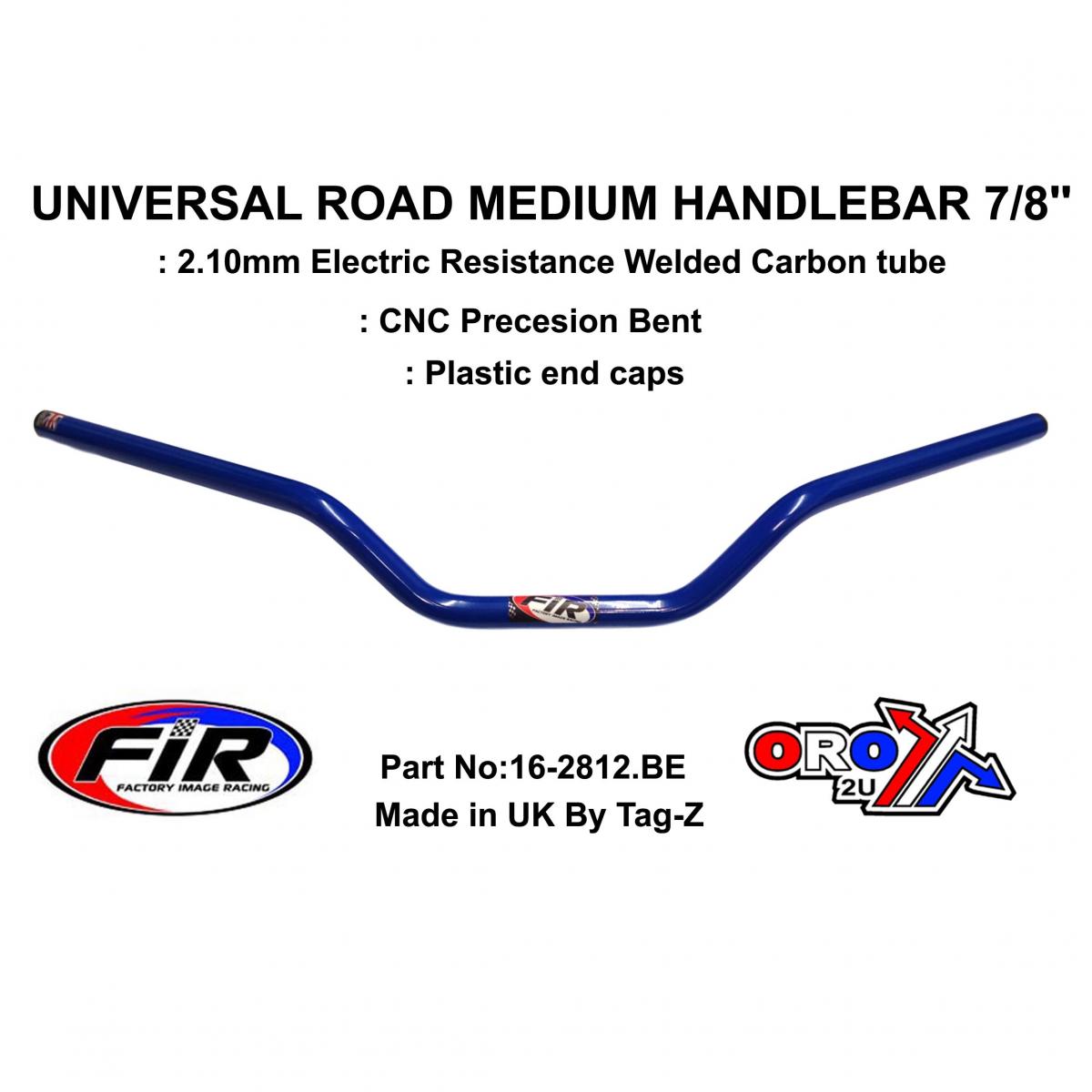 ROAD MEDIUM HANDLEBAR 7/8'', S/BIKE SPORTS UNIVERSAL BLUE, / REN REF : 755-01 image 1