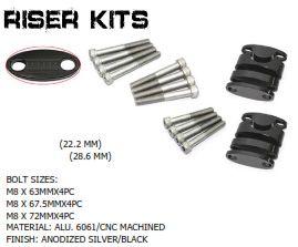 22.2 HANDLEBAR RISER KIT BLACK, PSYCHIC MX-08171BK thumbnail 2