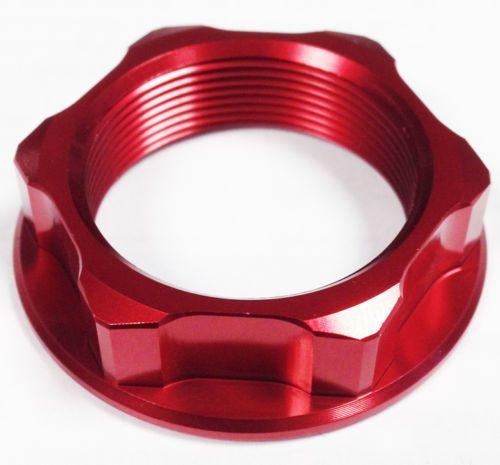 M26x1.00mm STEM NUT EACH RED, ALUMINIUM / CRF CR / RED, / CNC thumbnail 2