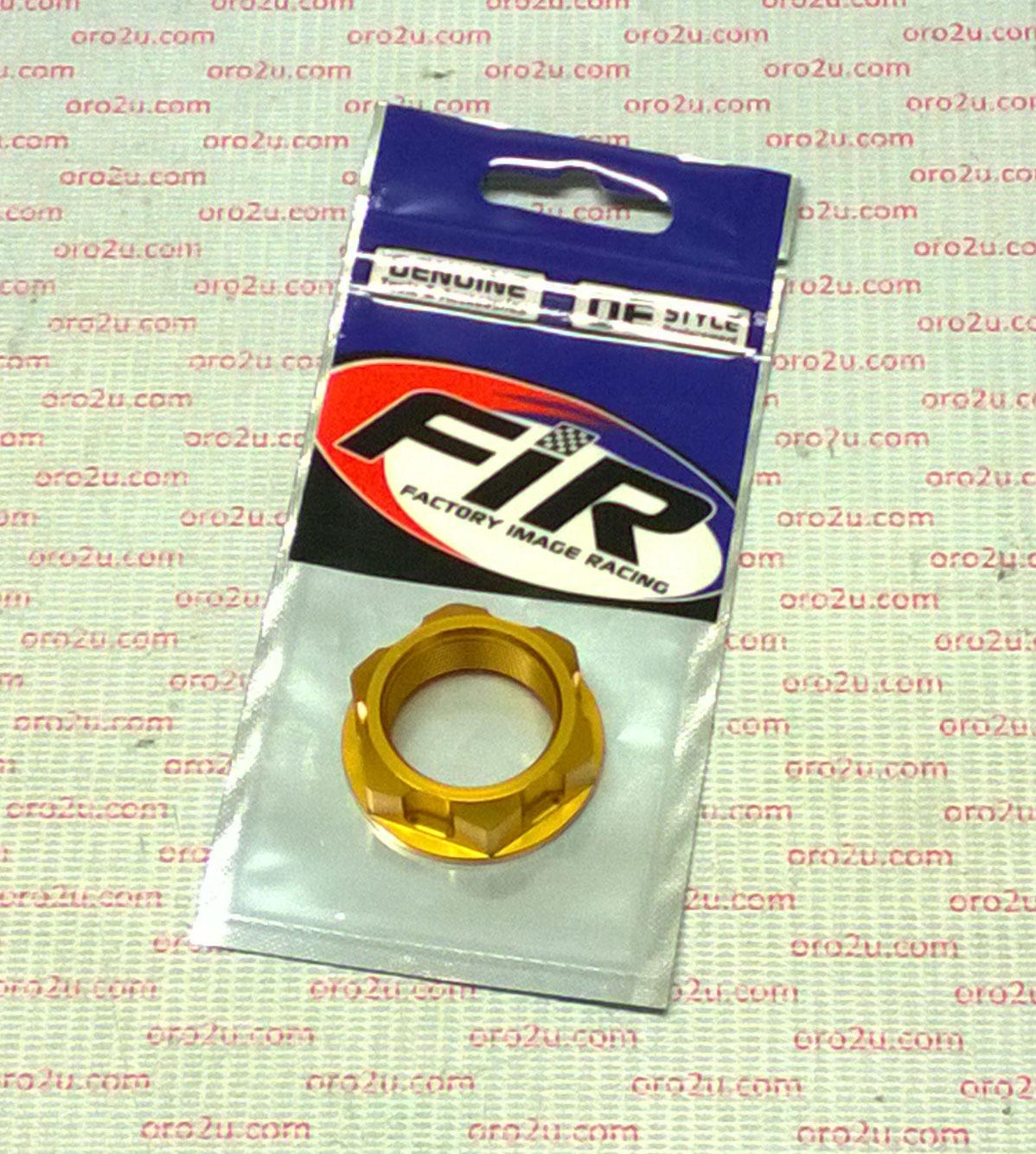M24x1.00mm STEM NUT EACH GOLD, ALUMINIUM / CR RM RMZ YZ YZF, / CNC thumbnail 2