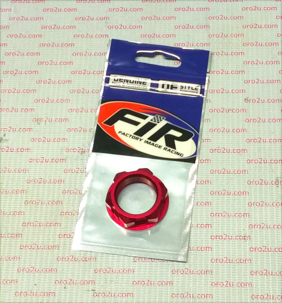 M24x1.00mm STEM NUT EACH RED, ALUMINIUM / CR RM RMZ YZ YZF, / CNC thumbnail 2