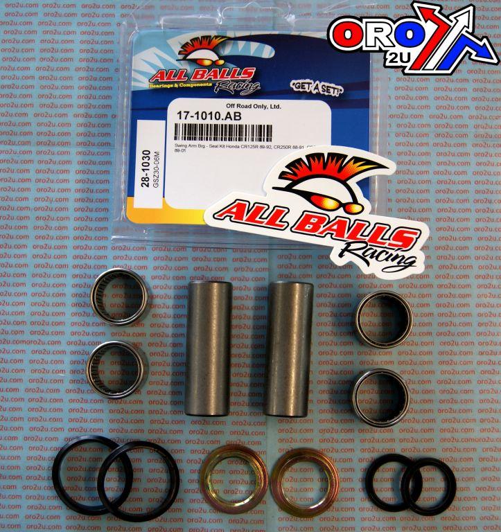 SWINGARM BEARING KIT ALLBALLS, ALLBALLS 28-1030 HONDA CR125/250/500 89-01 thumbnail 4