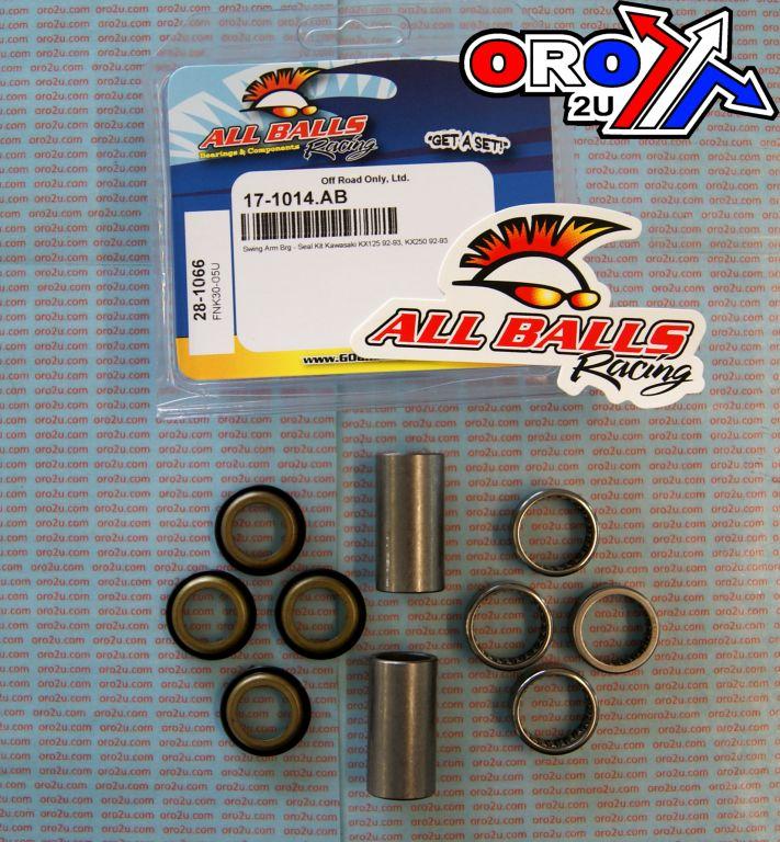 SWINGARM BEARING KIT ALLBALLS, ALLBALLS 28-1066 KAWASAKI KX125/250 92-93 thumbnail 4