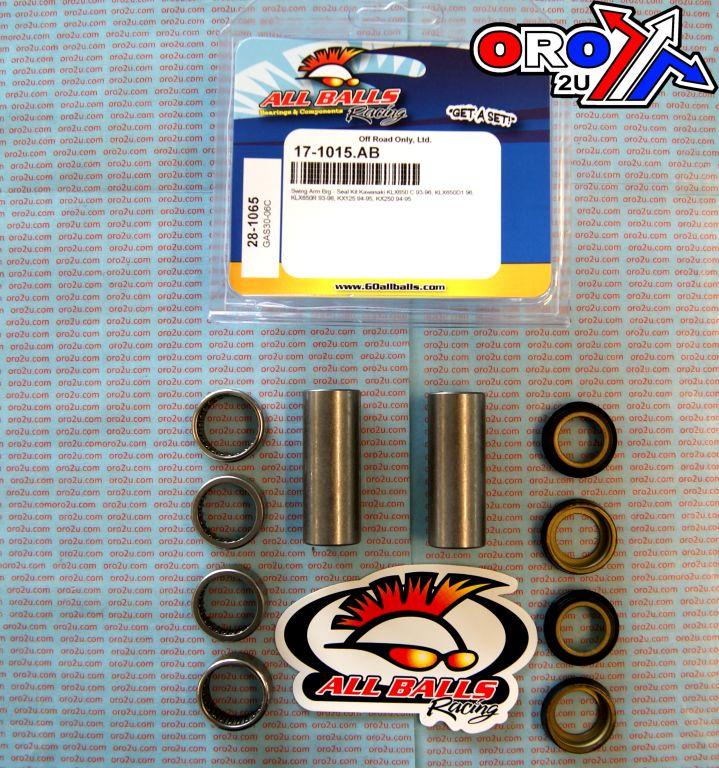 SWINGARM BEARING KIT ALLBALLS 28-1065 KAWASAKI KLX 650 KX 125 250 thumbnail 4