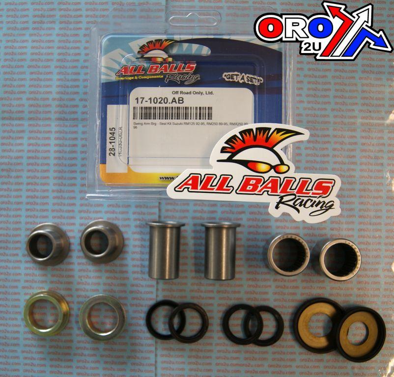 SWINGARM BEARING KIT ALLBALLS, ALLBALLS 28-1045 SUZUKI RM125/25- 89-99 thumbnail 2