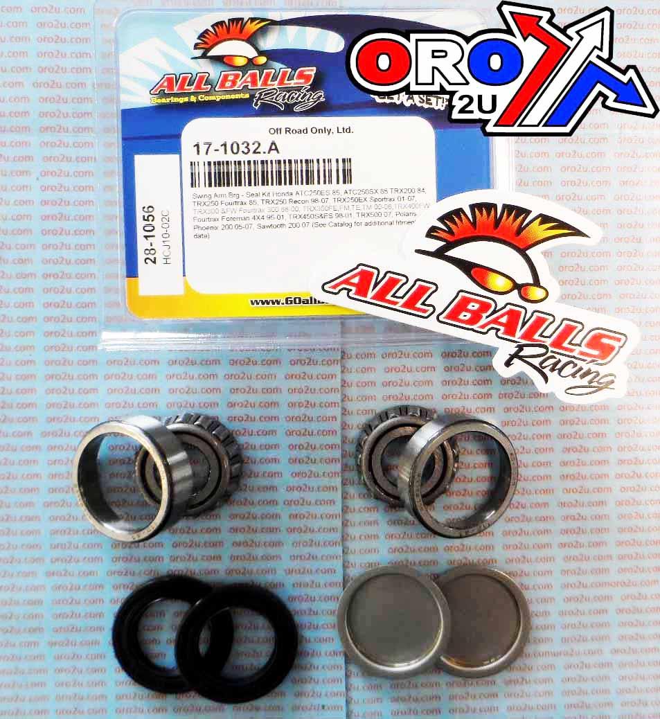 6pcs SWINGARM BEARING KIT ALLBALLS, ALLBALLS 28-1056 POLARIS ATV ROAD thumbnail 2