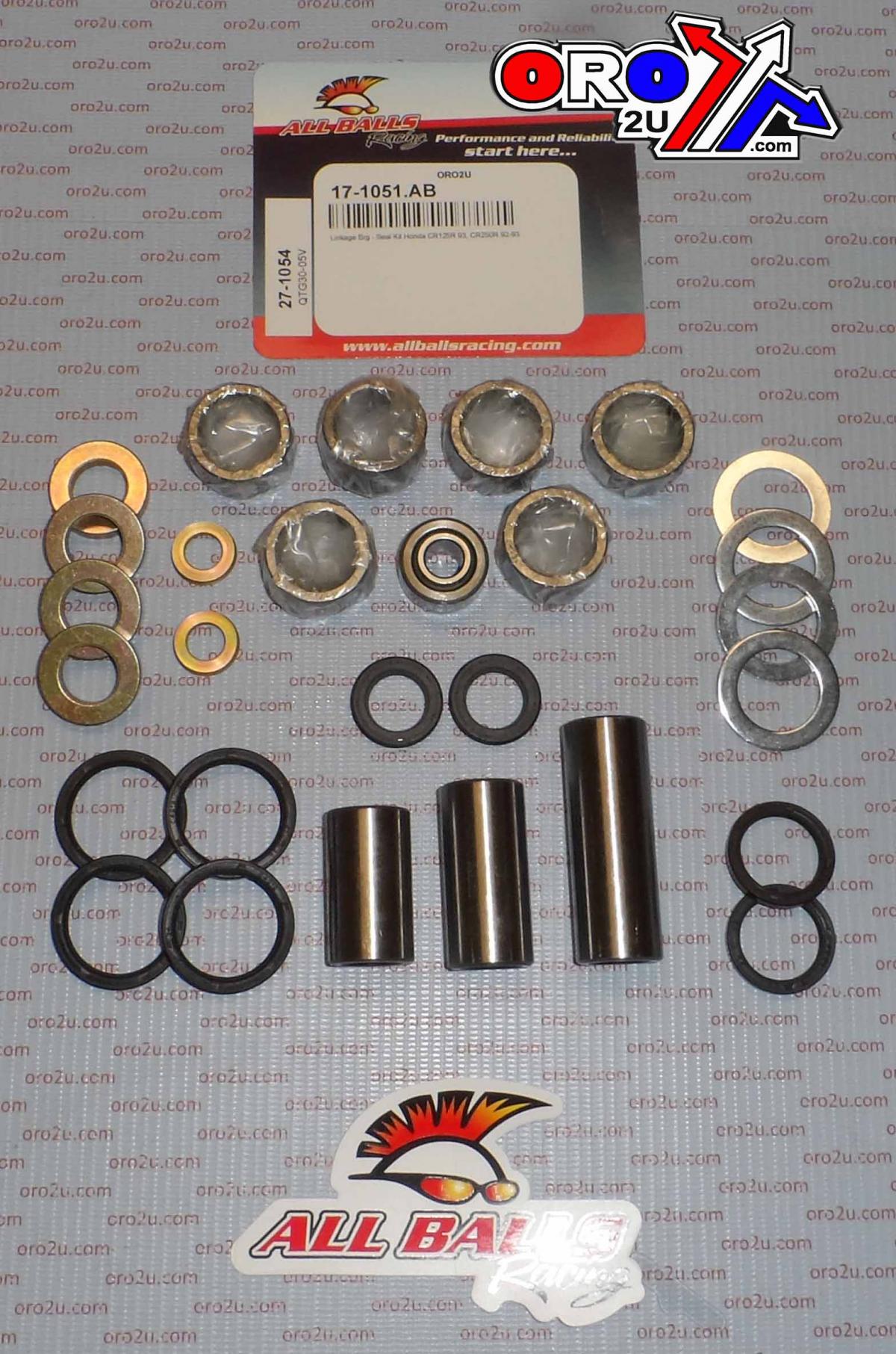 SWINGARM LINKAGE KIT CR125, ALLBALLS 27-1054 CR250 92-93, AB27-1054, PWLK-H03-021 thumbnail 2